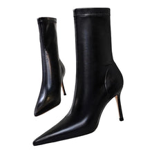 Load image into Gallery viewer, Cheap Zara boots Zara heels pointed toe boots
