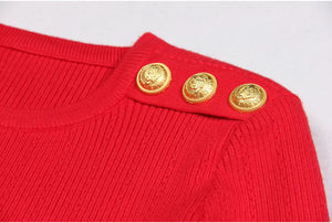 Marcella Sweater || Red