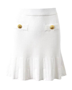 Zoe Skirt || White