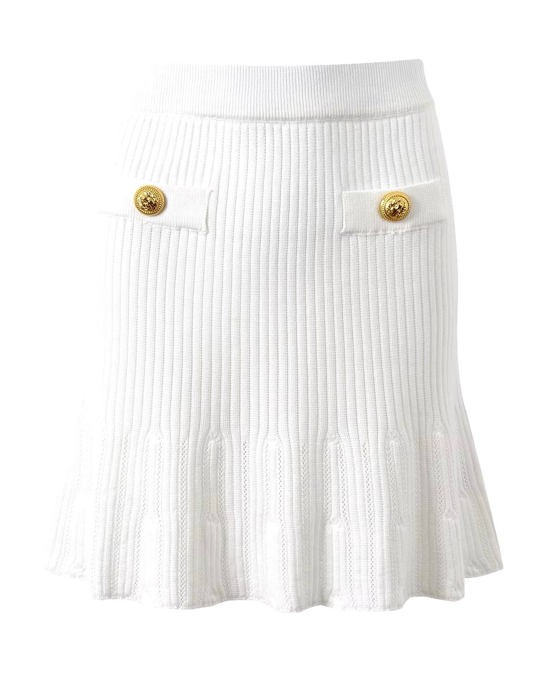 Zoe Skirt || White