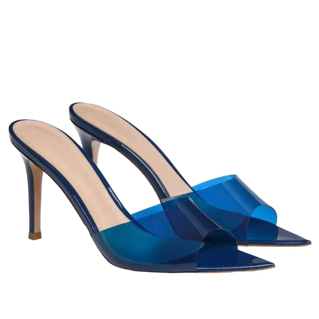 Amina Heels || Blue