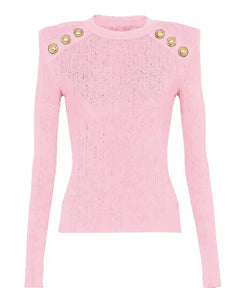 Marcella Sweater || Pink