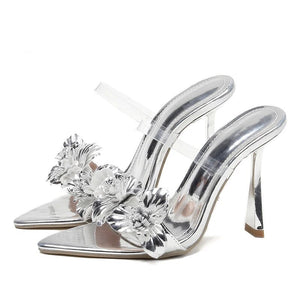 Lane Heels || Silver