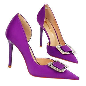 Chloe Heels || Purple