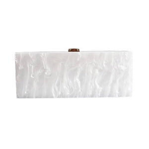 Daphne Clutch || White