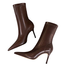 Load image into Gallery viewer, Cheap Zara boots Zara heels pointed toe boots
