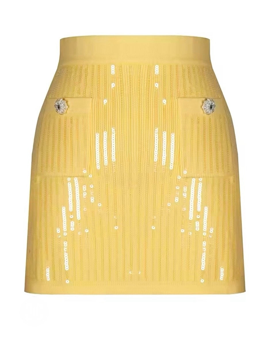 Leyla Skirt || Yellow