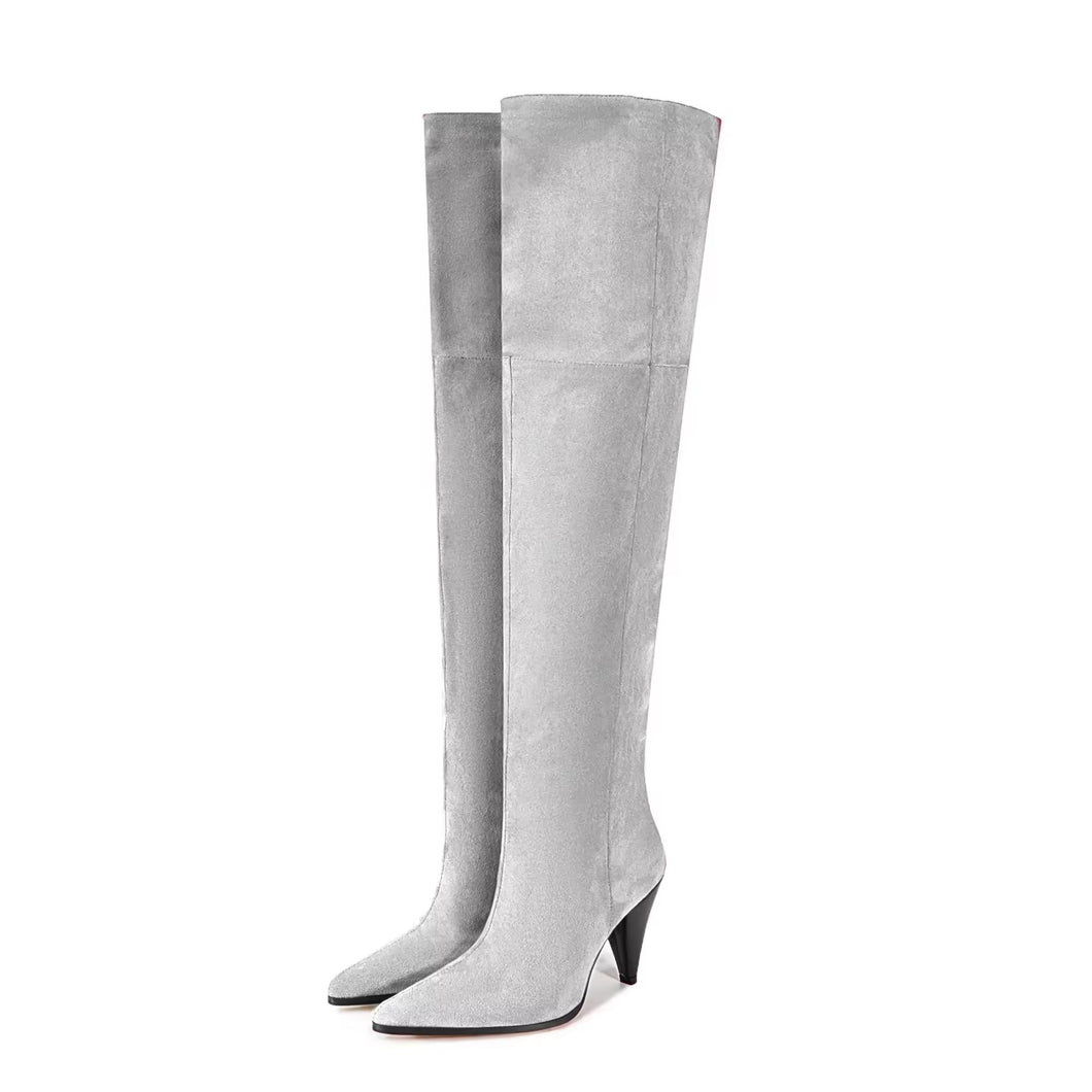 Sadie Boots || Grey