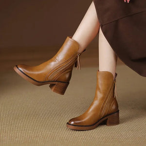 Elyse Boots || Brown