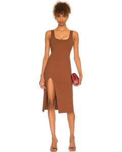 Suri Dress || Brown