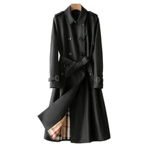 Load image into Gallery viewer, Crystal Trench Coat || Black
