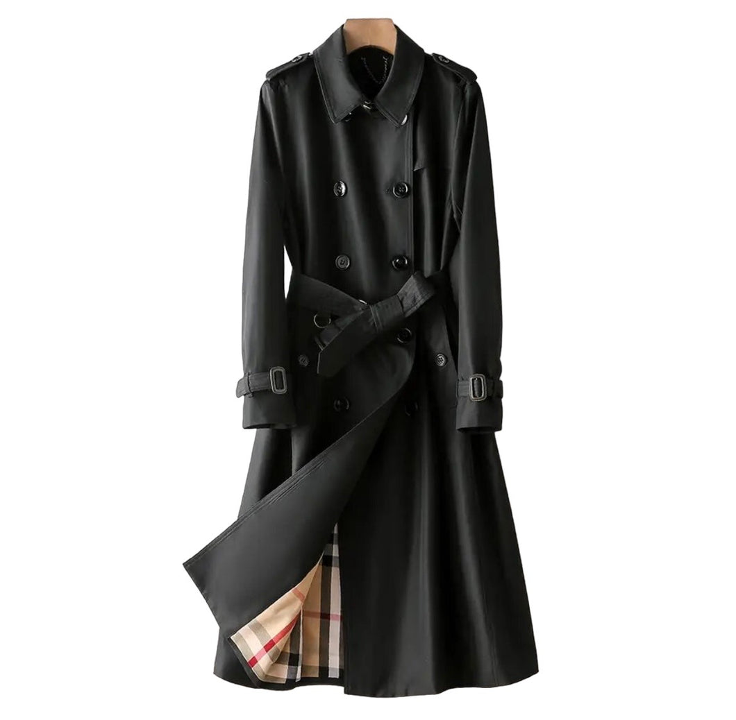 Crystal Trench Coat || Black