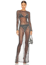 Load image into Gallery viewer, sheer revolve beaded dress
