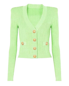 Serena Sweater || Lime