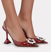 Load image into Gallery viewer, Quinn Heels || Maroon
