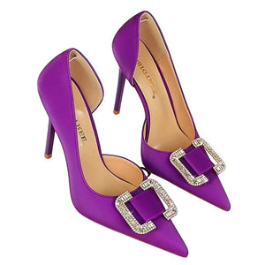 Chloe Heels || Purple