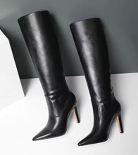 Load image into Gallery viewer, Designer boots Balmain boots ysl boots loewe sexy calf boots leather Stuart weitzman Amina muaddi 
