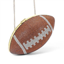 Load image into Gallery viewer, Football Clutch || Brown
