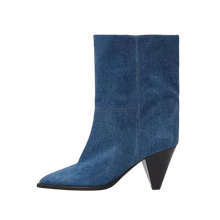 Load image into Gallery viewer, Aritzia Boots || Denim Short
