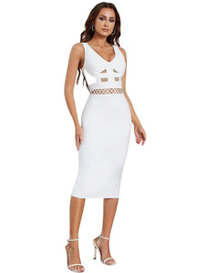 white bandage dress nadine merabi