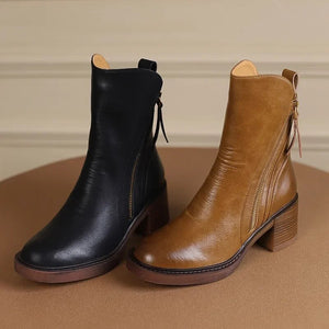 Elyse Boots || Brown