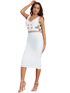 white bandage dress nadine merabi