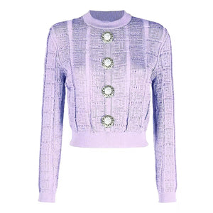 Maisie Sweater || Purple