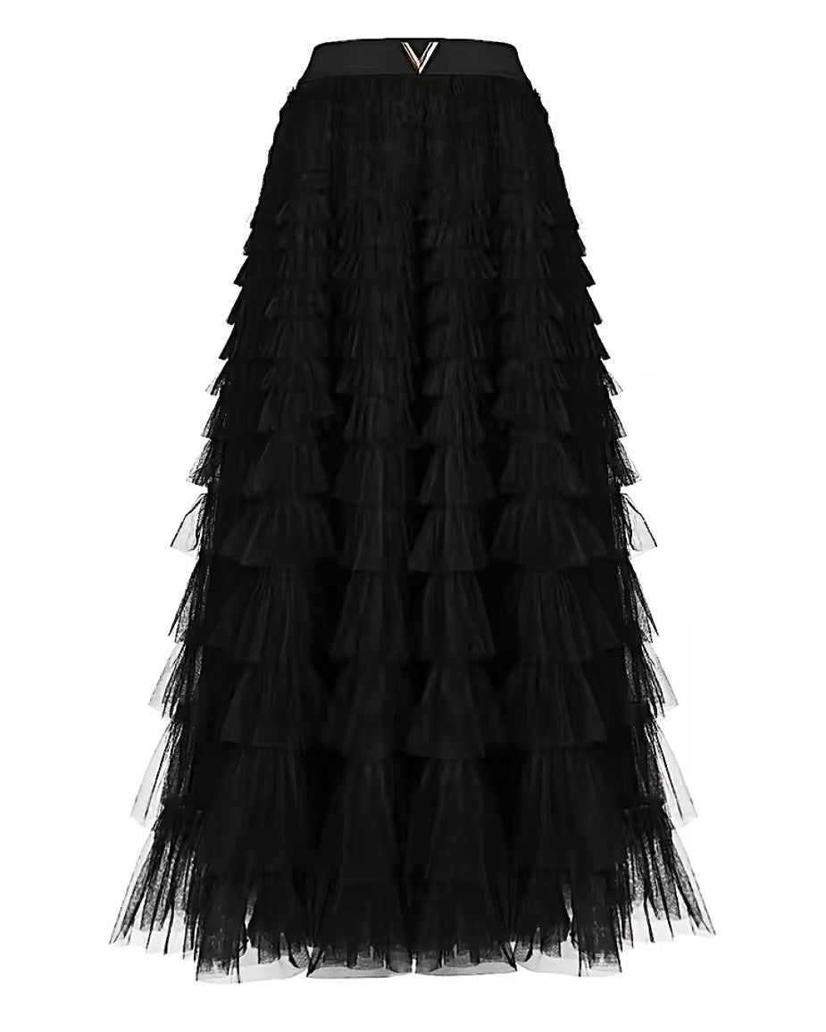 Ruffle maxi dress designer skirt ruffle skirt revolve skirt Bloomingdale’s