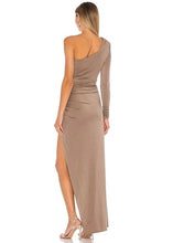 Load image into Gallery viewer, nude midi dress house of cb
