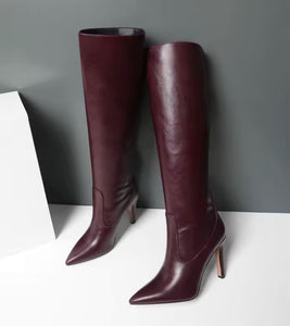 Seraphina Boots || Burgundy