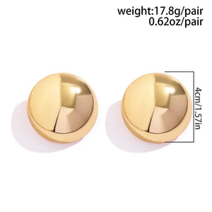 Gold Stud Earrings