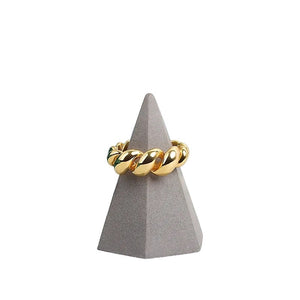 Gold Twist Ring