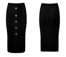 Load image into Gallery viewer, Amira Skirt || Black
