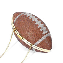 Load image into Gallery viewer, Football Clutch || Brown
