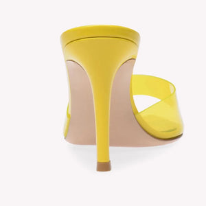 Amina Heels || Yellow