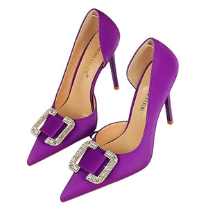 Chloe Heels || Purple