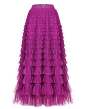 Load image into Gallery viewer, Ruffle maxi dress designer skirt ruffle skirt revolve skirt Bloomingdale’s
