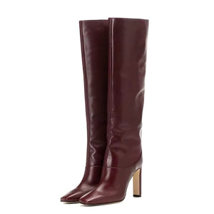 Tessa Boots || Burgundy