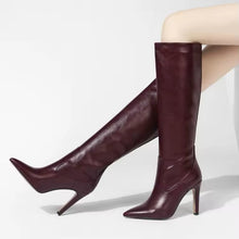 Load image into Gallery viewer, Seraphina Boots || Burgundy
