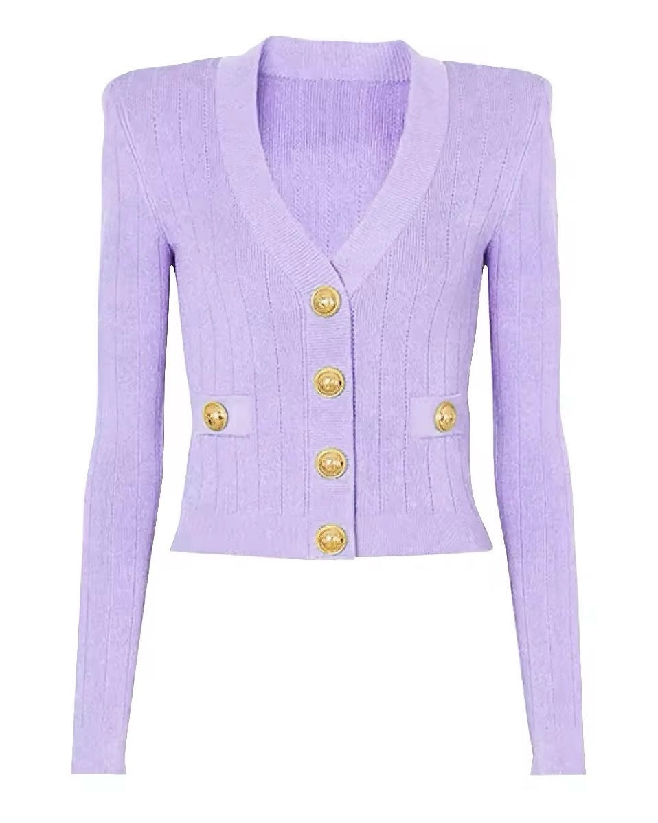 Serena Sweater || Purple