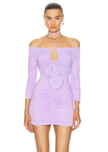 Load image into Gallery viewer, 3d flower dress revolve
