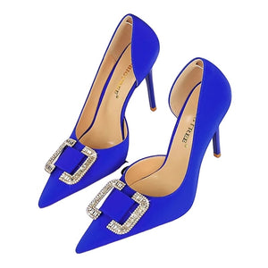 Chloe Heels || Blue