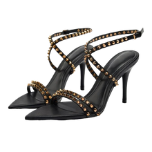 Load image into Gallery viewer, Charlotte Heels || Black
