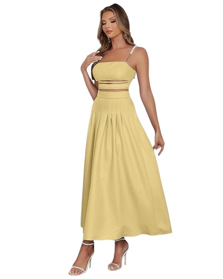 Kamila Dress || Yellow