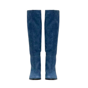 Aritzia Boots || Denim Tall