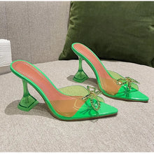 Load image into Gallery viewer, Camille Heels || Green
