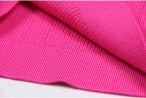 Marcella Sweater || Hot Pink