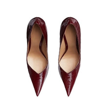 Load image into Gallery viewer, Naomi Heels || Burgundy
