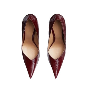 Naomi Heels || Burgundy