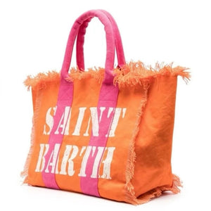 St Barth’s Fringe Bag || Orange